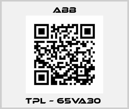 TPL – 65VA30  ABB