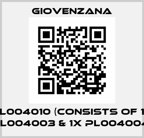 PL004010 (consists of 1x PL004003 & 1x PL004004) Giovenzana
