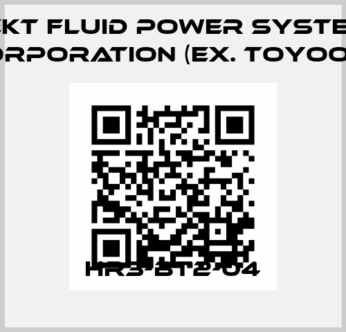 HR3-BT2-04 JTEKT FLUID POWER SYSTEMS CORPORATION (ex. Toyooki)