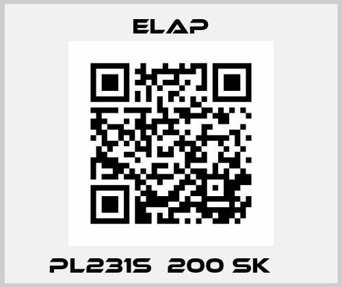 PL231S  200 SK	  ELAP