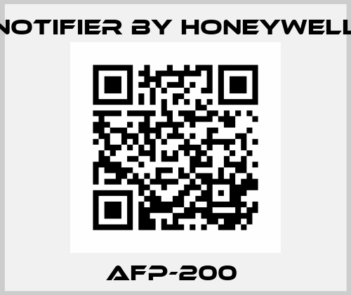 AFP-200  Notifier by Honeywell
