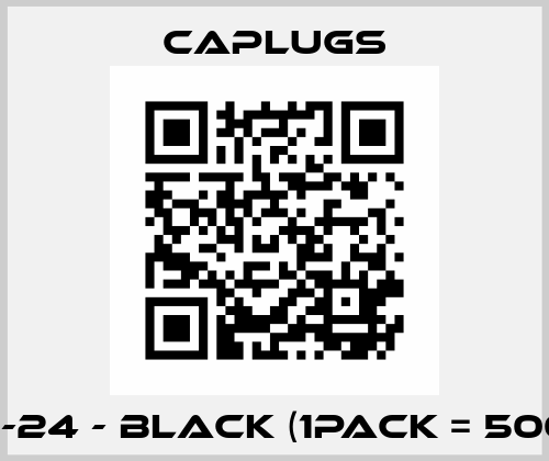 AS138-24 - black (1pack = 500pcs.) CAPLUGS