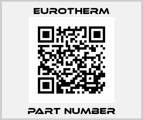 Part number Eurotherm