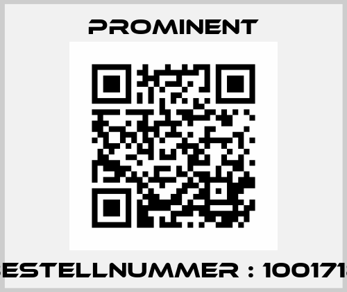 BESTELLNUMMER : 1001718 ProMinent