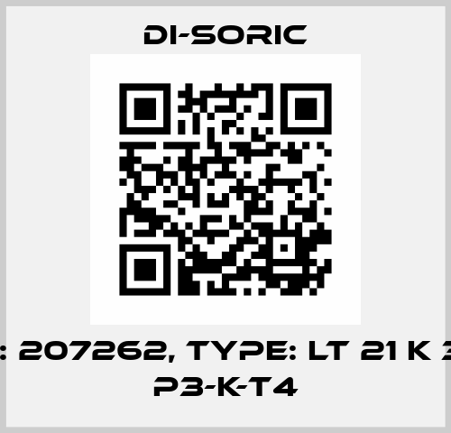 p/n: 207262, Type: LT 21 K 300 P3-K-T4 Di-Soric