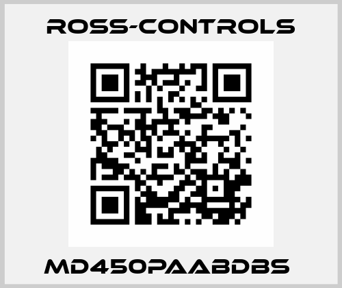 MD450PAABDBS  Ross-Controls