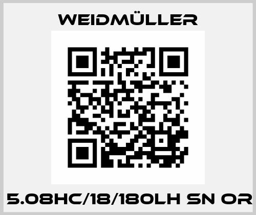 BLF 5.08HC/18/180LH SN OR BX  Weidmüller