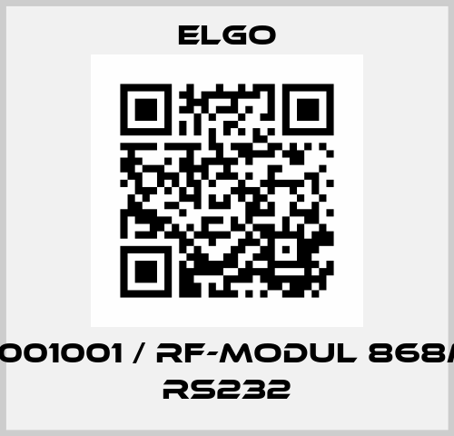 764001001 / RF-MODUL 868MHz RS232 Elgo