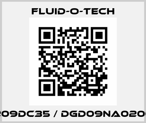 DG209DC35 / DGD09NA020000 Fluid-O-Tech