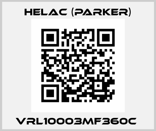 VRL10003MF360C  Helac (Parker)