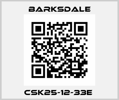CSK25-12-33E  Barksdale