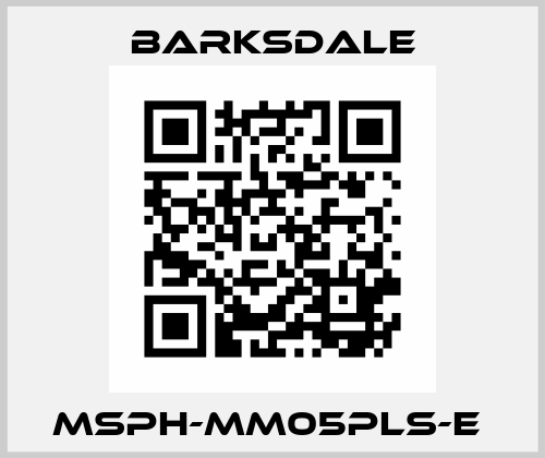 MSPH-MM05PLS-E  Barksdale