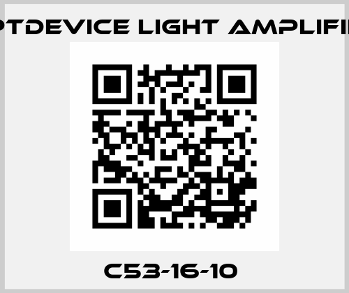 C53-16-10  OPTDEVICE light amplifier