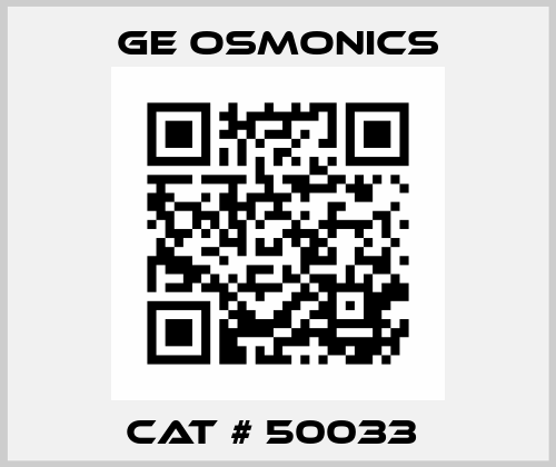 CAT # 50033  Ge Osmonics