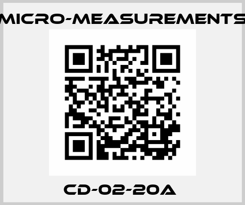 CD-02-20A  Micro-Measurements