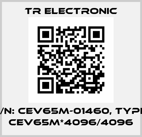 P/N: CEV65M-01460, Type: CEV65M*4096/4096 TR Electronic