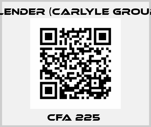 CFA 225  Flender (Carlyle Group)