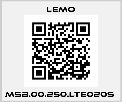 MSB.00.250.LTE020S  Lemo