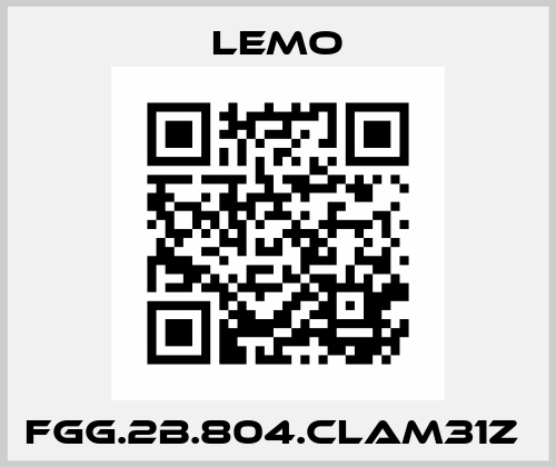 FGG.2B.804.CLAM31Z  Lemo