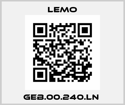GEB.00.240.LN  Lemo