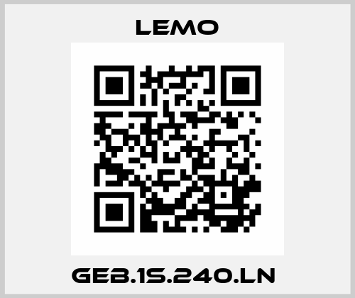 GEB.1S.240.LN  Lemo