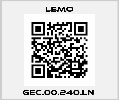GEC.00.240.LN  Lemo