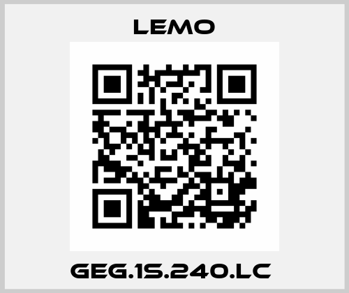 GEG.1S.240.LC  Lemo