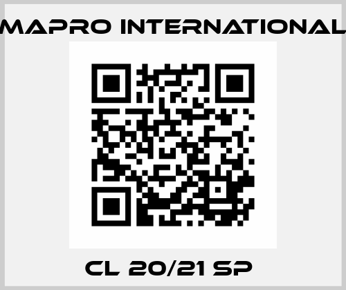 CL 20/21 SP  MAPRO International