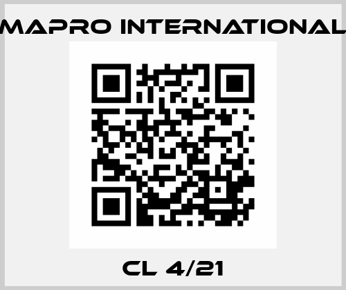 CL 4/21 MAPRO International