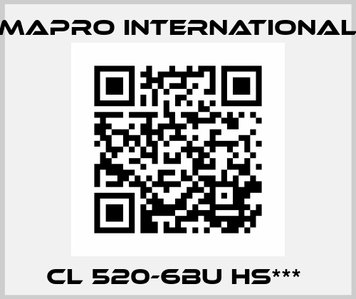 CL 520-6BU HS***  MAPRO International