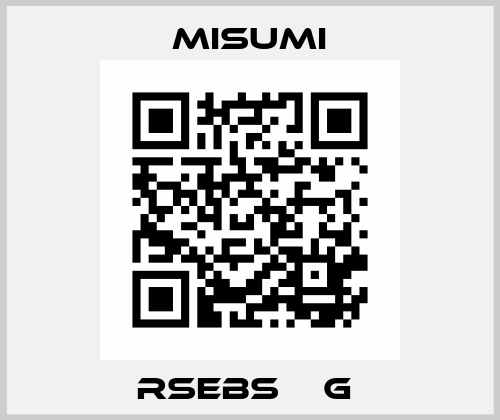 RSEBS□□G  Misumi