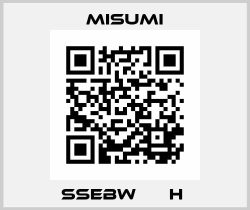 SSEBW□□□H  Misumi