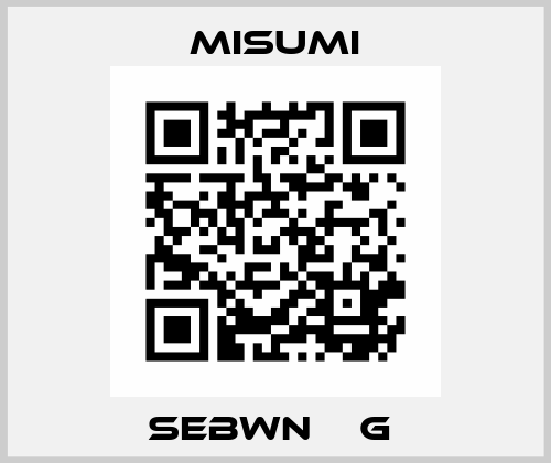 SEBWN□□G  Misumi