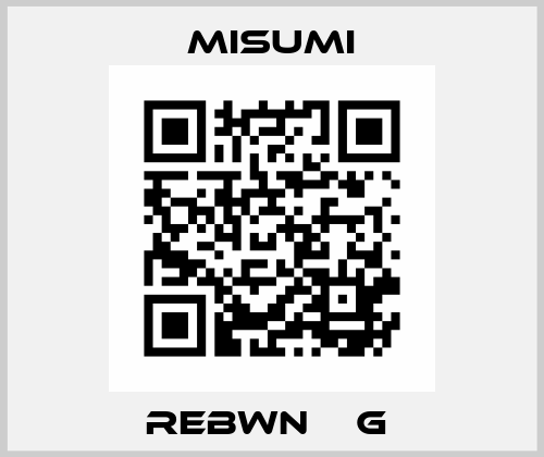 REBWN□□G  Misumi