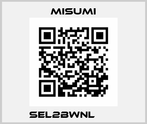 SEL2BWNL□□Ｈ  Misumi