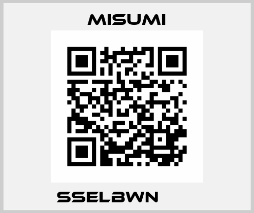 SSELBWN□□Ｈ  Misumi