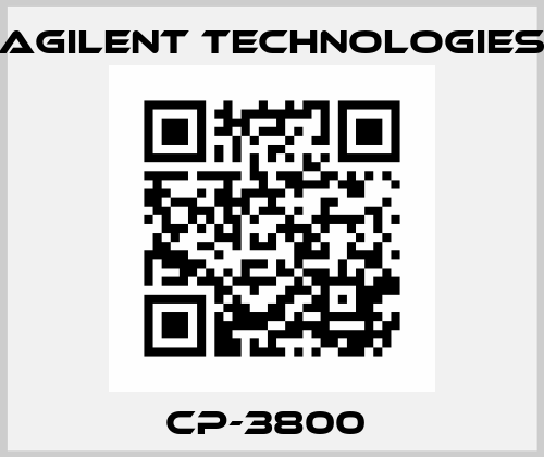 CP-3800  Agilent Technologies
