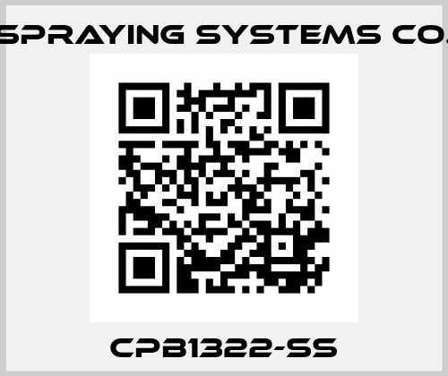 CPB1322-SS Spraying Systems