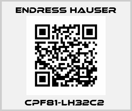 CPF81-LH32C2  Endress Hauser