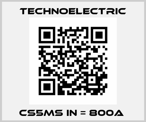 CS5MS IN = 800A  Technoelectric