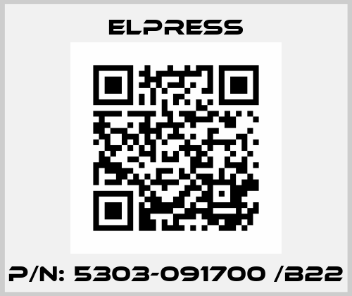 p/n: 5303-091700 /B22 Elpress