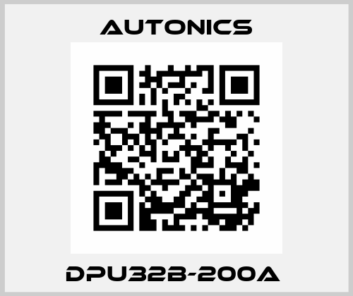 DPU32B-200A  Autonics