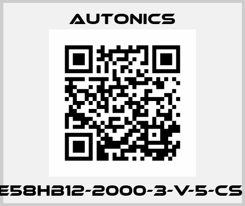 E58HB12-2000-3-V-5-CS  Autonics