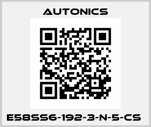 E58SS6-192-3-N-5-CS  Autonics