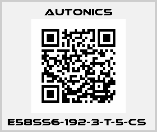 E58SS6-192-3-T-5-CS  Autonics