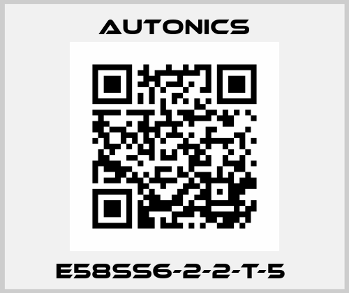 E58SS6-2-2-T-5  Autonics