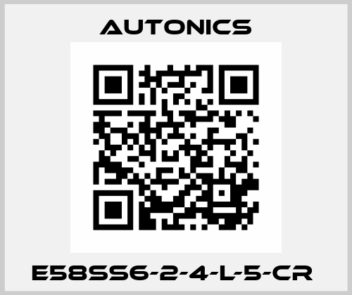 E58SS6-2-4-L-5-CR  Autonics