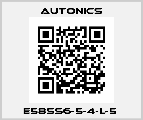 E58SS6-5-4-L-5  Autonics