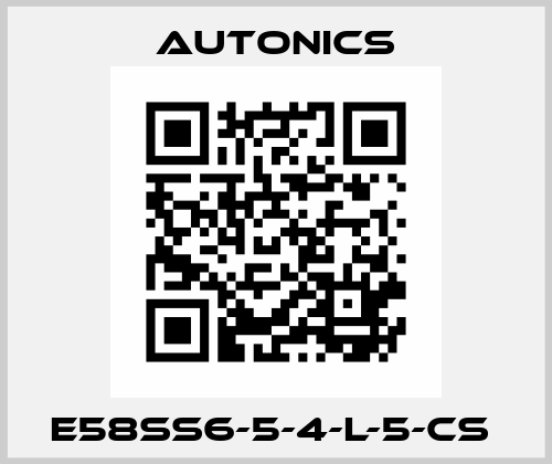 E58SS6-5-4-L-5-CS  Autonics