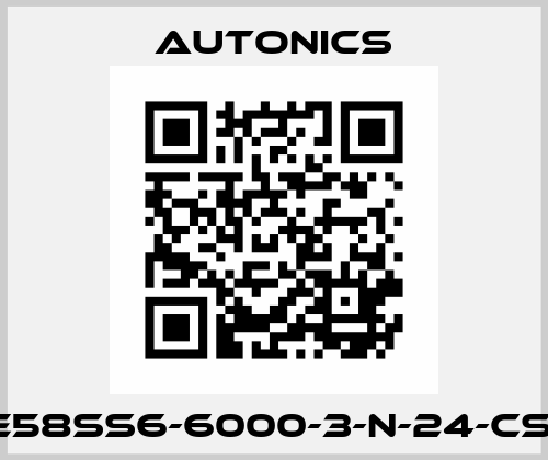 E58SS6-6000-3-N-24-CS  Autonics
